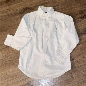 Ralph Lauren White Button Down Shirt